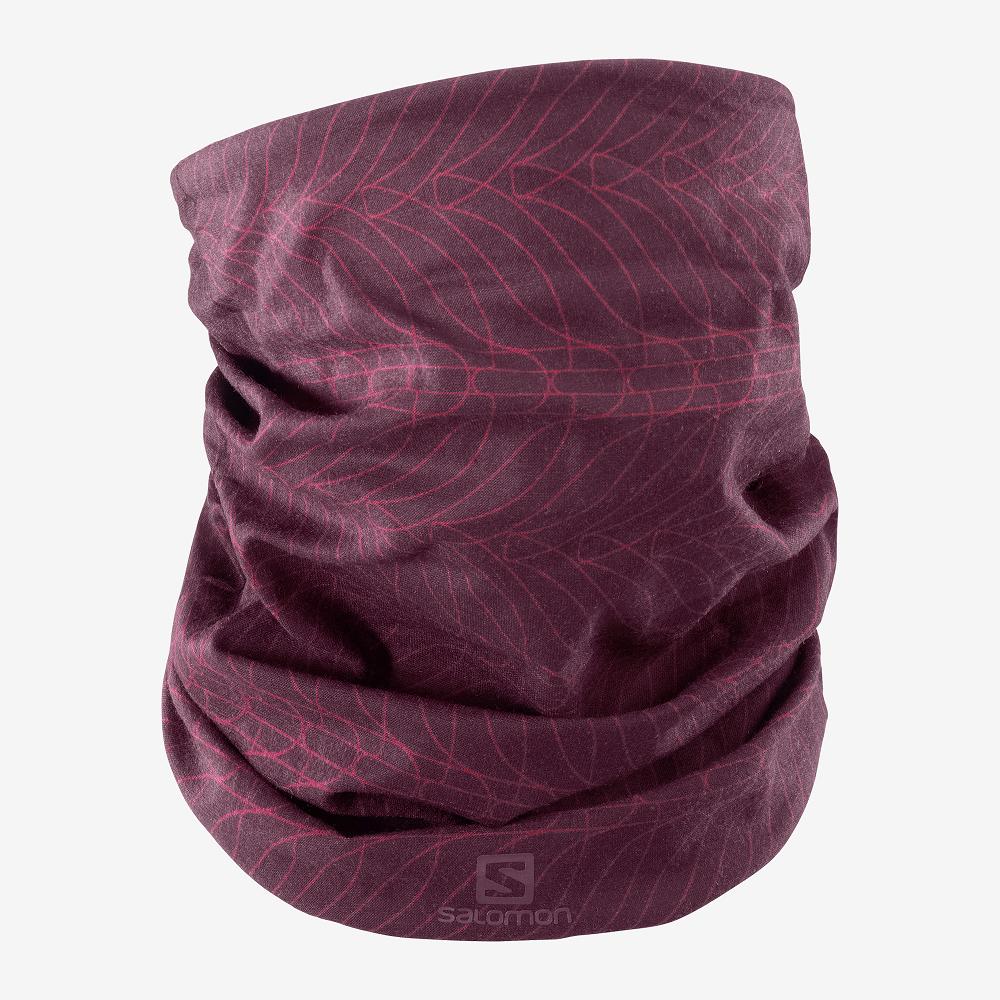 Salomon NECK&HEAD LIGHT GAITER - Mens Headwear - Purple - NZ (08269-QOGN)